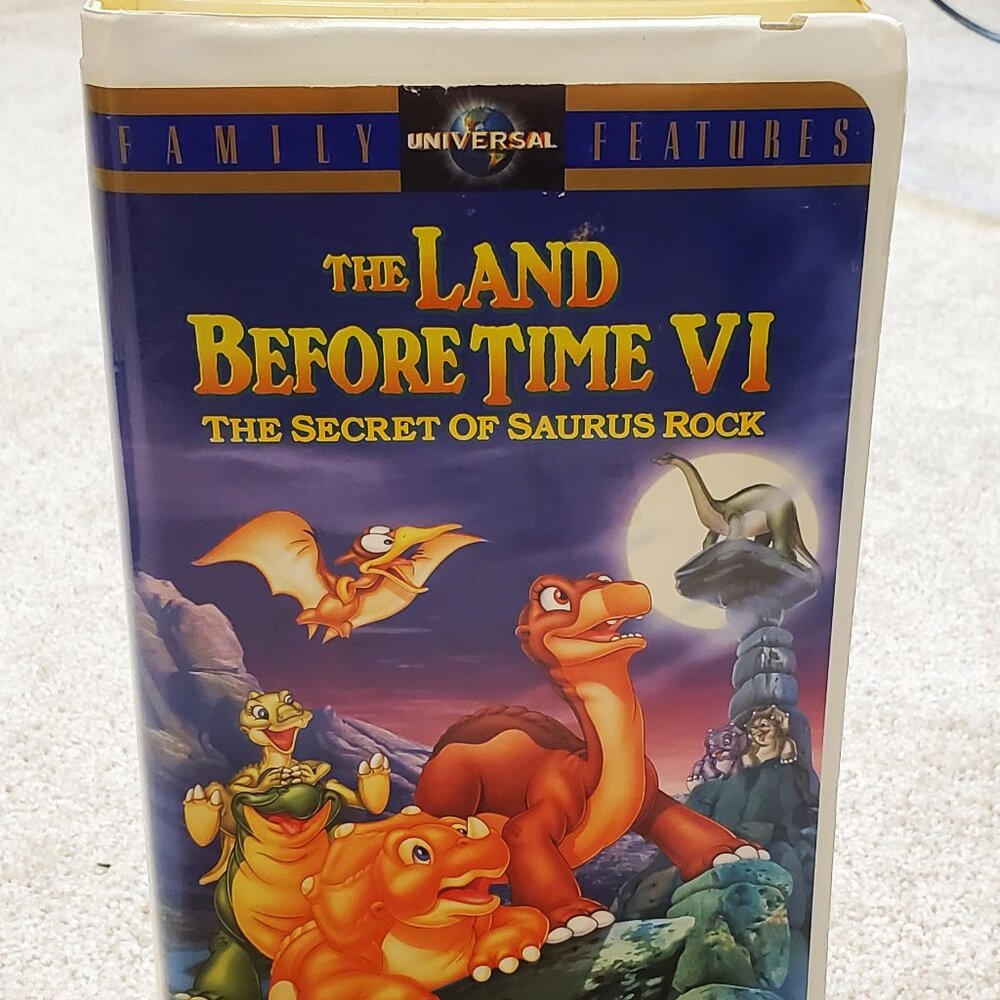 The Land Before Time VI: The Secret of Saurus Rock (VHS, 1998, Clamshell...)